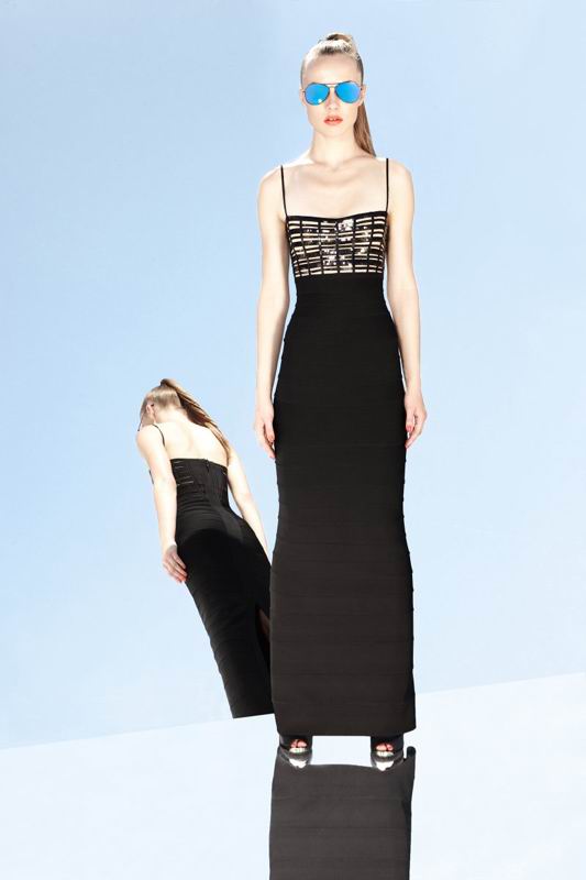 Herve Leger 2014 Classically Black Gown