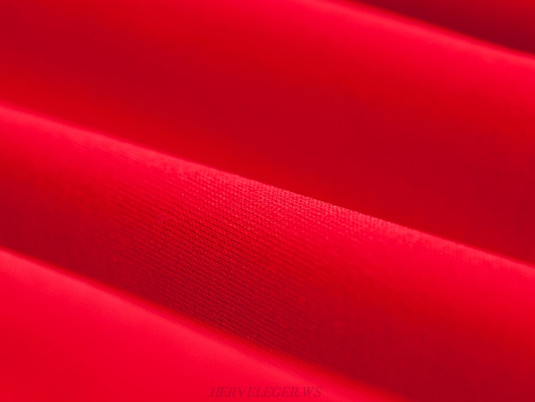 Herve Leger Red Cut Out Bandage Dress