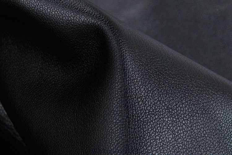 Herve Leger Black Faux Leather Skirt