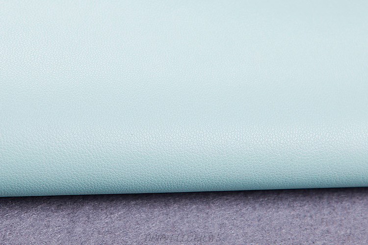 Herve Leger Light Blue Faux Leather Skirt