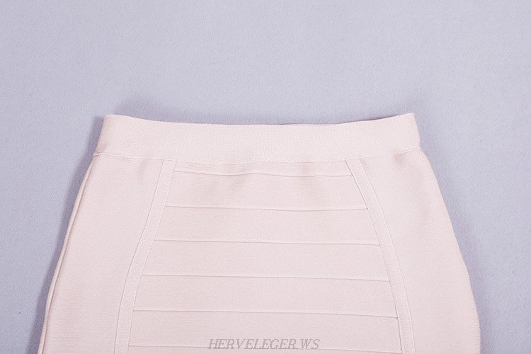 Herve Leger Pink Pencil Skirt