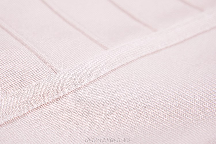 Herve Leger Pink Pencil Skirt