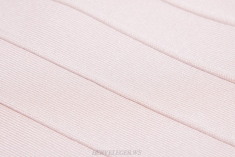 Herve Leger Pink Pencil Skirt