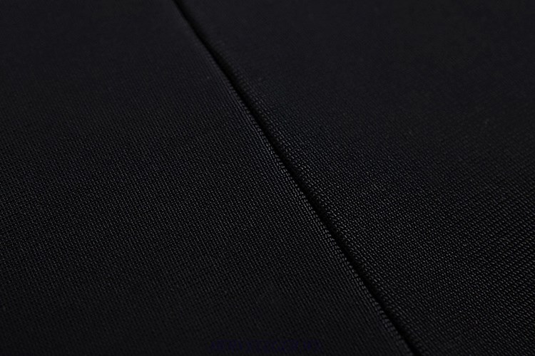 Herve Leger Black Choker Dress
