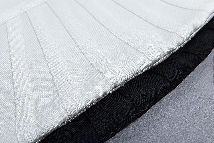 Herve Leger White Bandeau Two Piece Dress