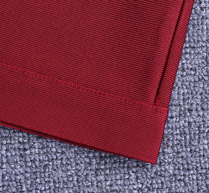 Herve Leger Burgundy Dress