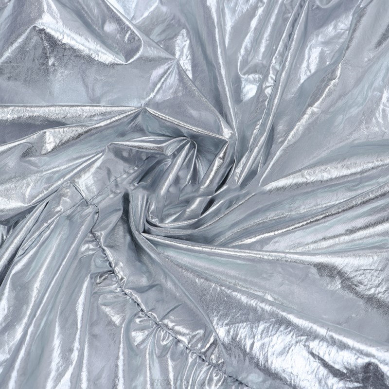 Herve Leger Silver A Line Stars Gown
