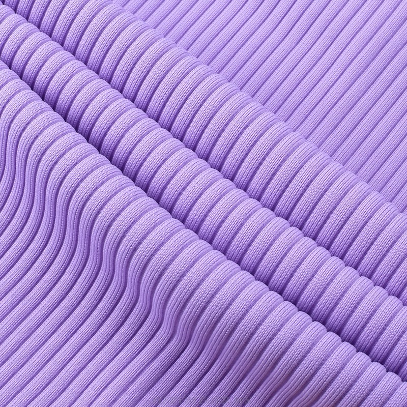 Herve Leger Lavender Ribbed Bandage Stars Dress