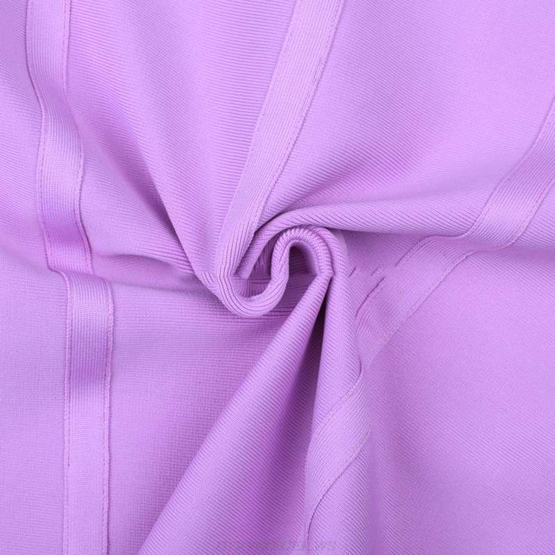 Herve Leger Lilac Strapless Dress