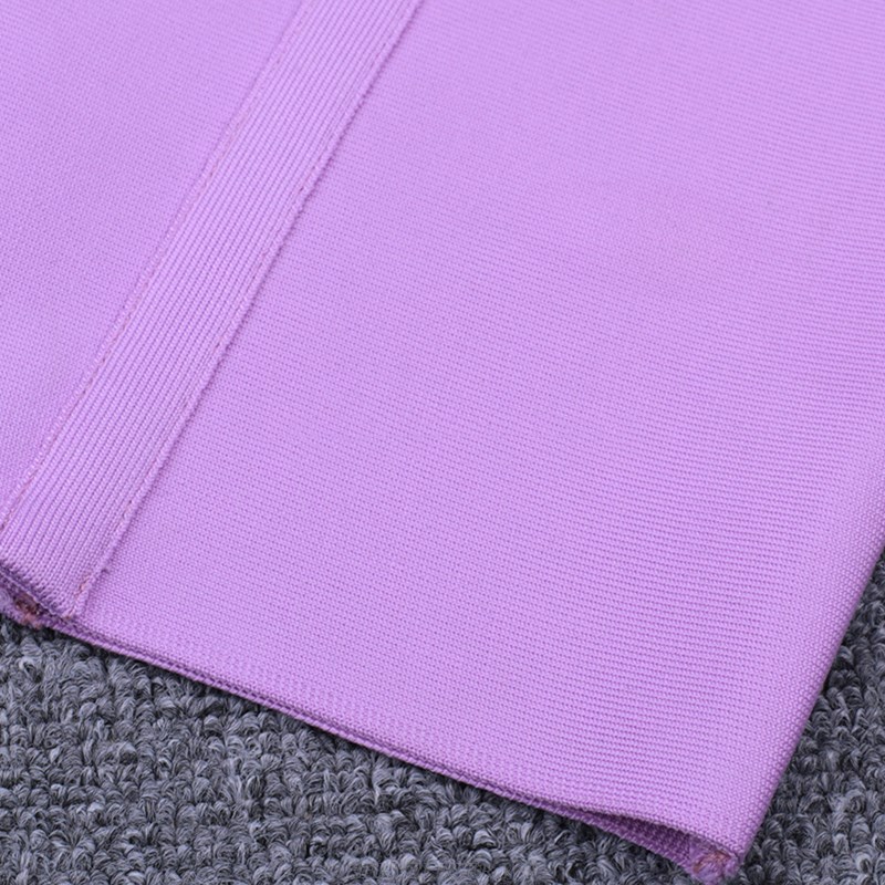 Herve Leger Lilac Strapless Dress