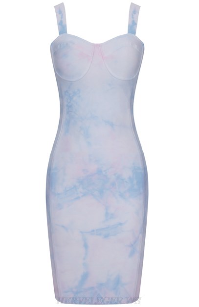 Herve Leger Tie Dye Bustier Dress Herve Leger Tie Dye Bustier Dress