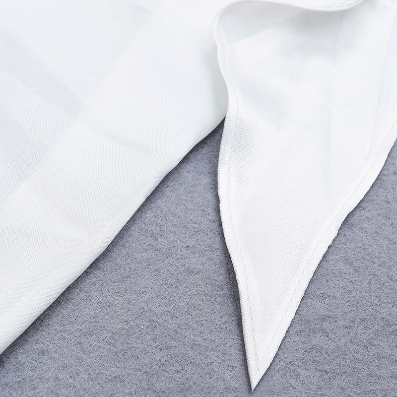 Herve Leger White Wrap Detail Dress