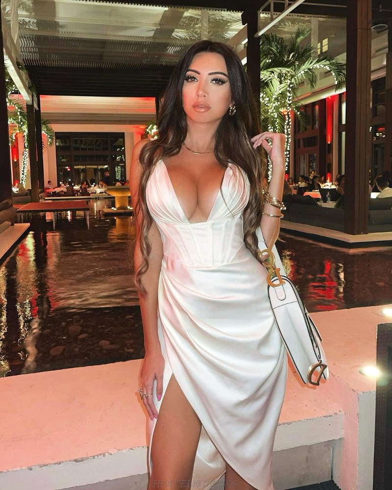 Herve Leger White Draped Corset Dress