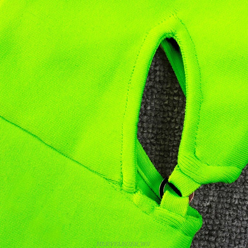 Herve Leger Neon Long Sleeve Cut Out Detail Dress