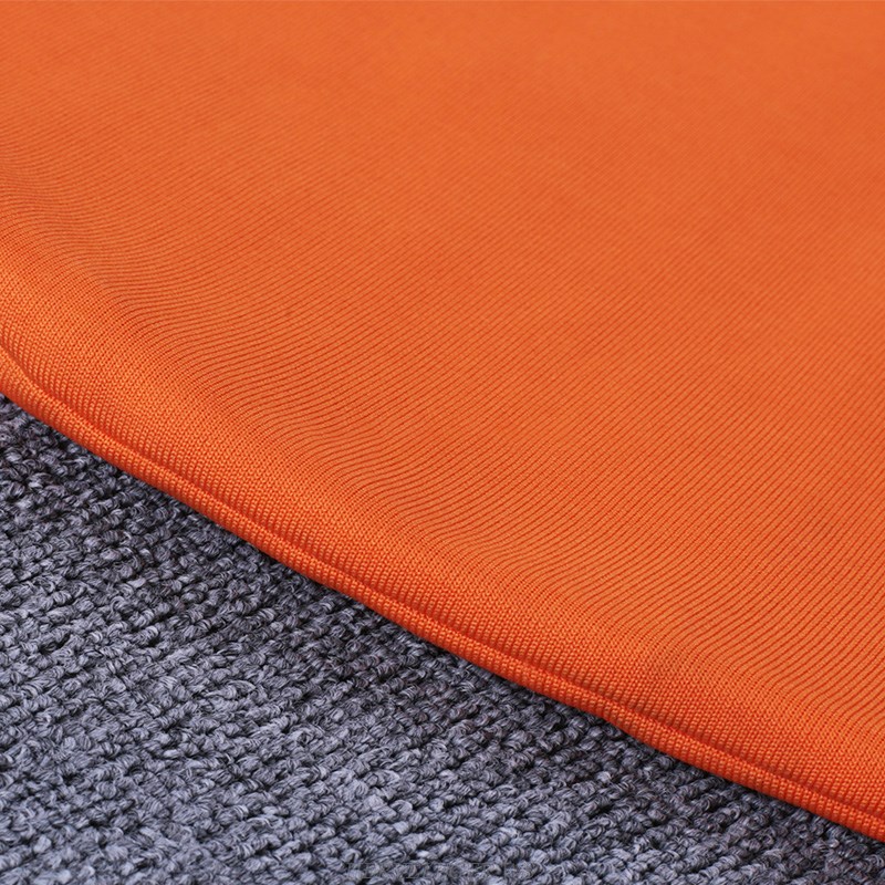 Herve Leger Orange One Shoulder Design Dress