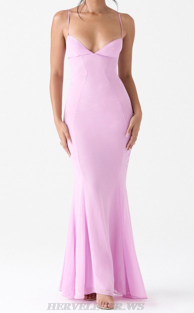 Herve Leger Pink Bustier Mermaid Gnow