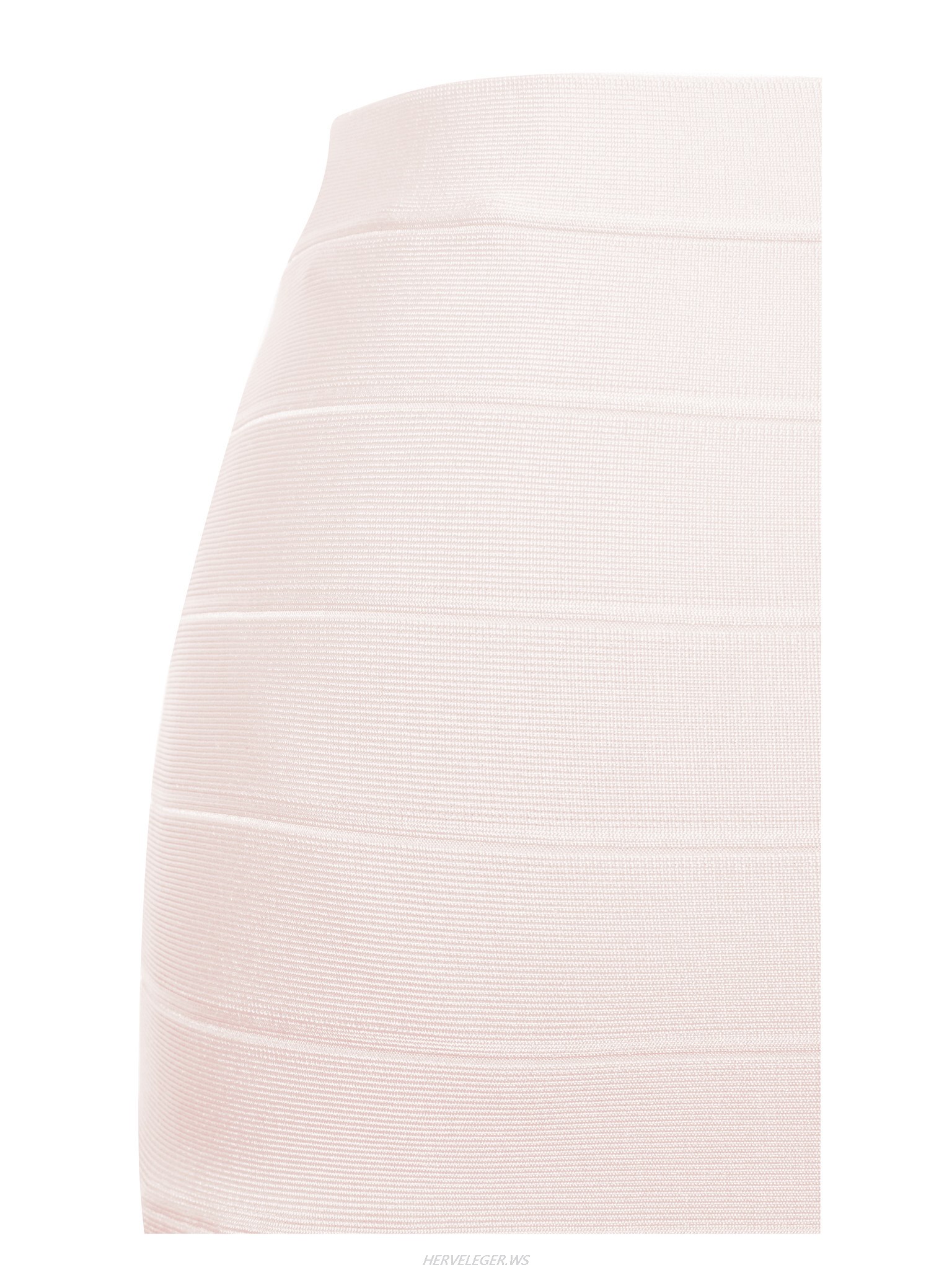 Herve Leger Nude Pencil Cut Bandage Skirt