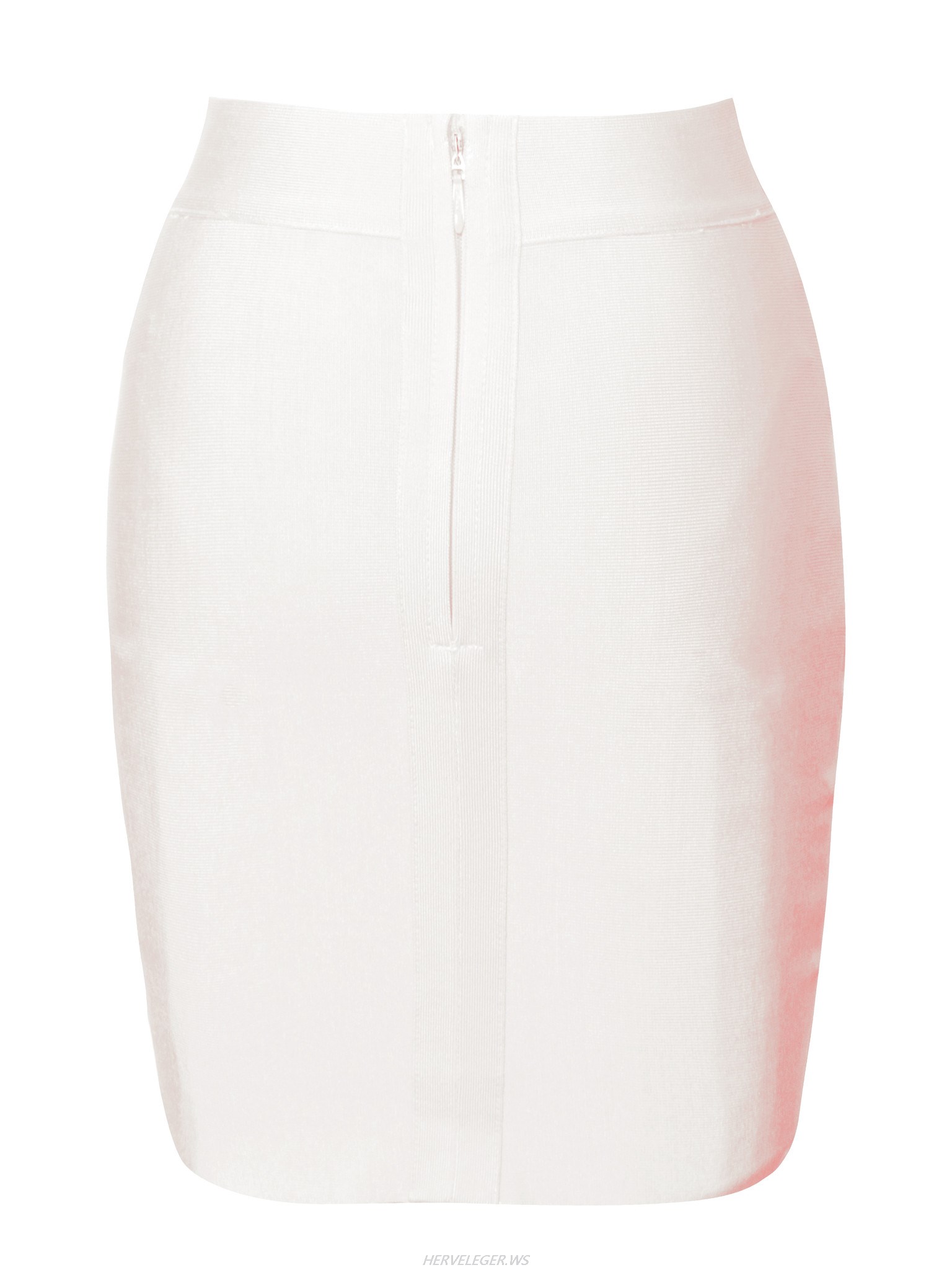 Herve Leger Nude Petal Hem Bandage Skirt