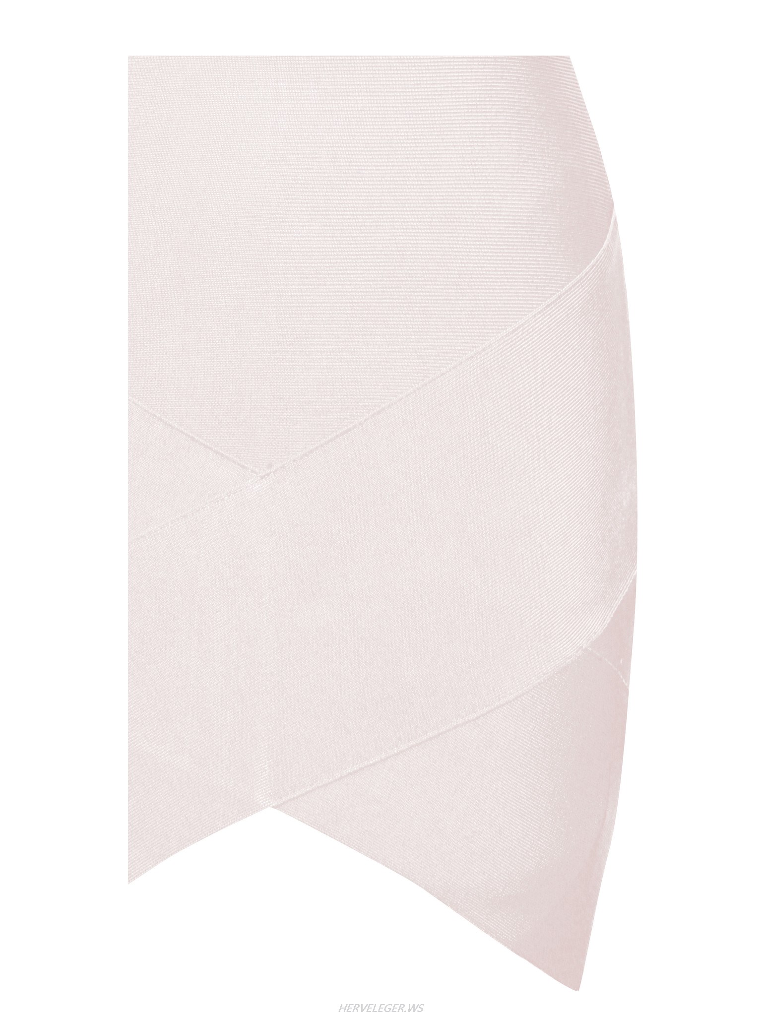 Herve Leger Nude Petal Hem Bandage Skirt