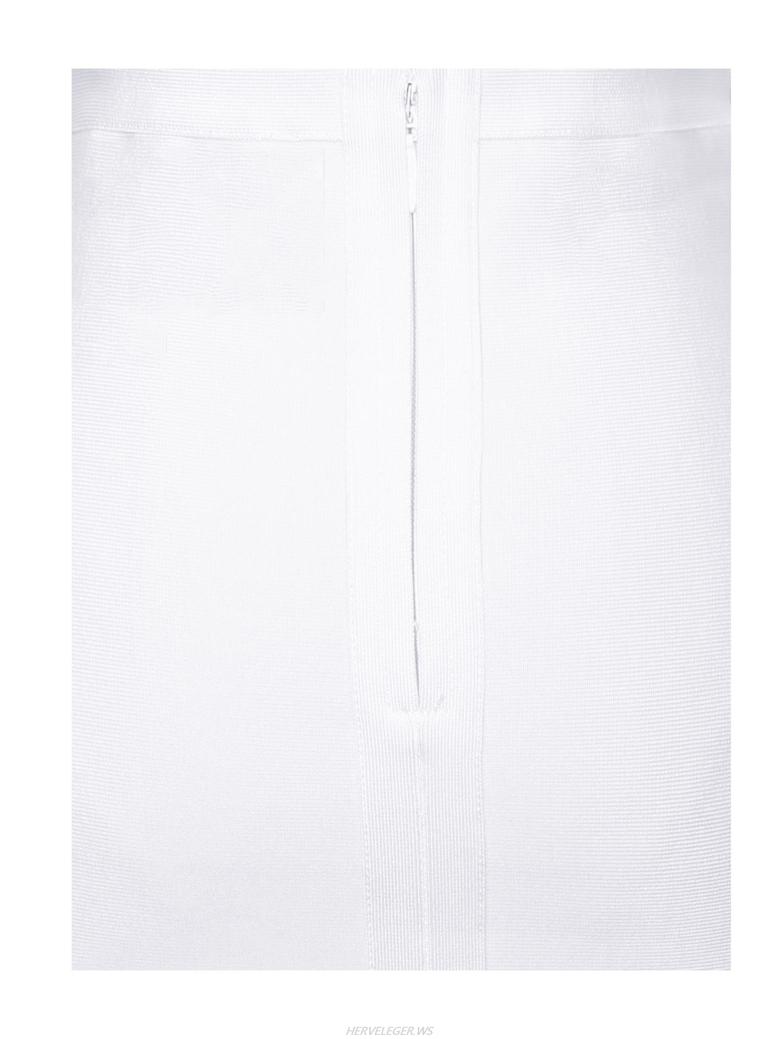 Herve Leger White Stud Detail Bandage Skirt