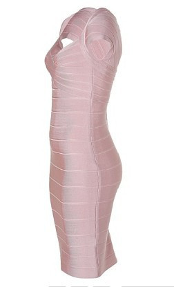 Herve Leger New Style Pink Bandage Dress