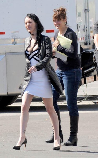 Megan Fox TRANSFORMERS 3 In Herve Leger Dress